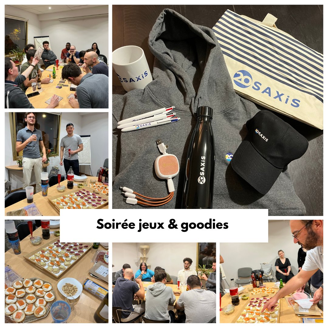 Nous organisons régulièrement des soirées jeux au bureau mais la dernière fut spéciale.
Au programme : un cocktail dînatoire, un cadeau 🎁surprise, des sourires et de la convivialité 😊.
—> shorturl.at/fLOWX