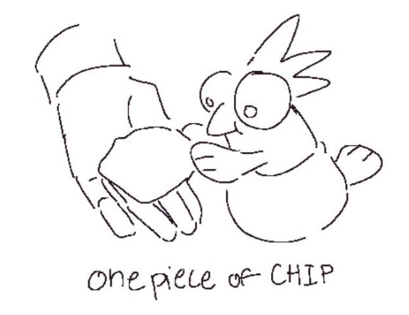 one piece of CHIP 