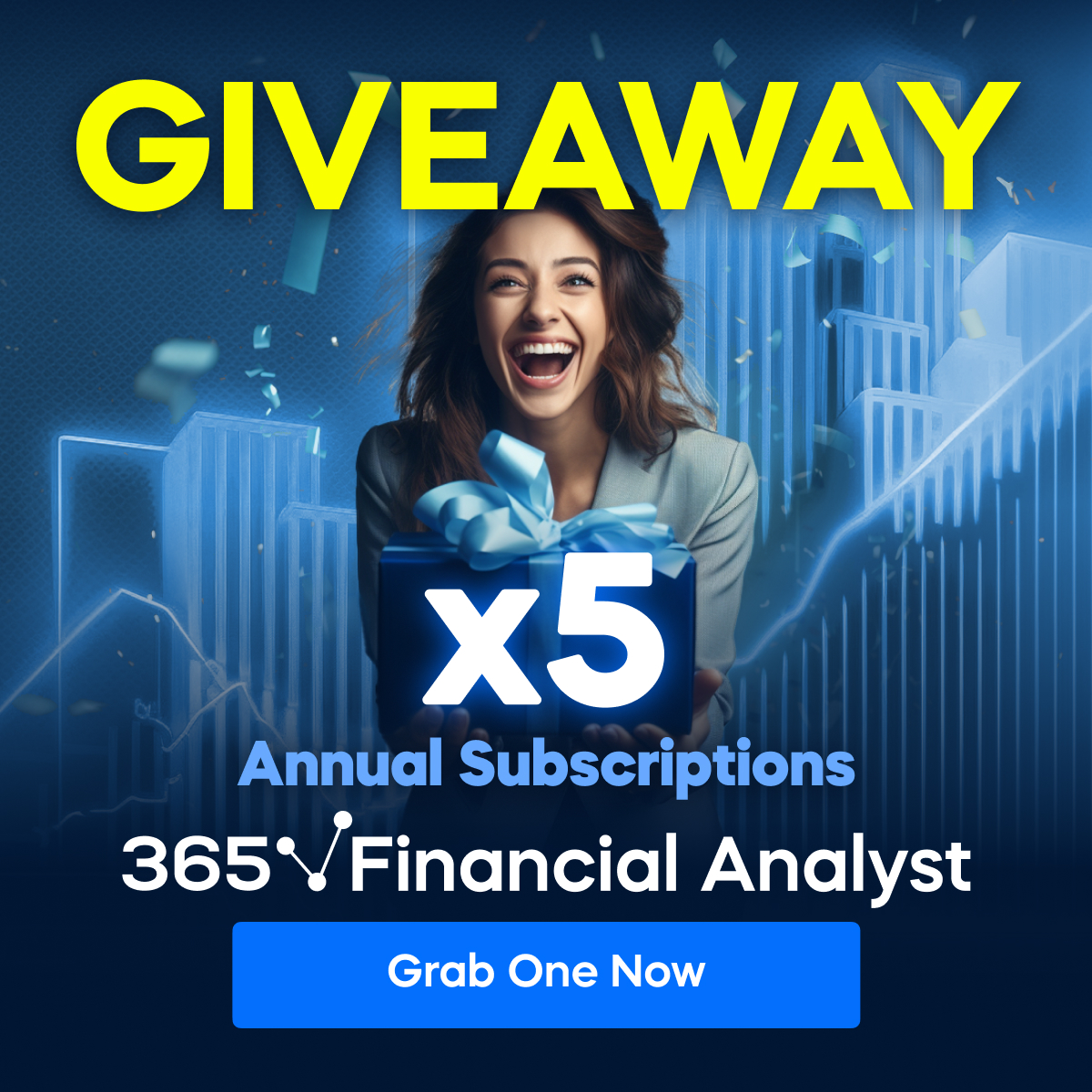 📢 Giveaway alert! Five Annual Plans to the 365 Financial Analyst await their proud owners. Enter our giveaway for a chance to win👉 bit.ly/49jsmNH

#learn365 #giveawaytime #financialanalyst #finance #financialliteracy #financialintelligence #financecareer #learnandearn