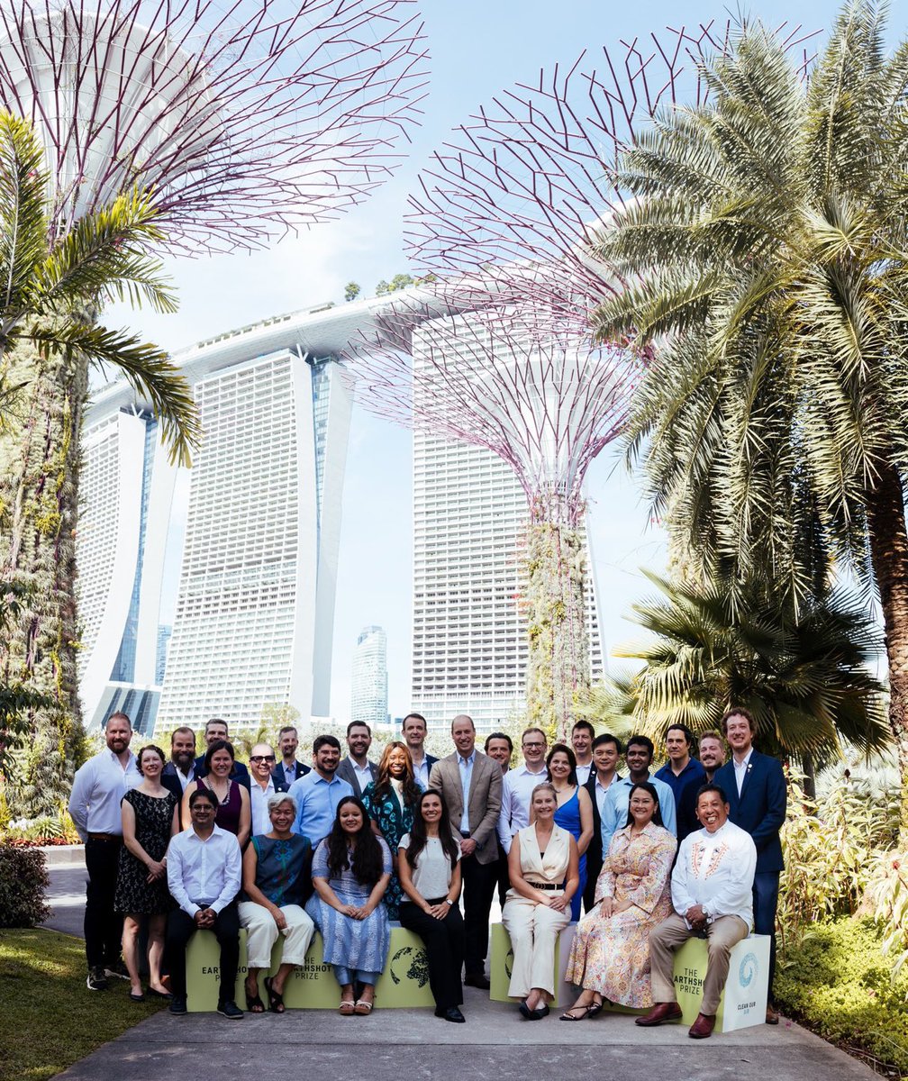 5 of these finalists will win £1 Million to upscale their solutions.
All will be supported by Earthshot &amp; their partners to upscale and grow their solutions.
Billions of hectares of land protected, millions of people directly positively affected by them. #EarthshotSingapore2023