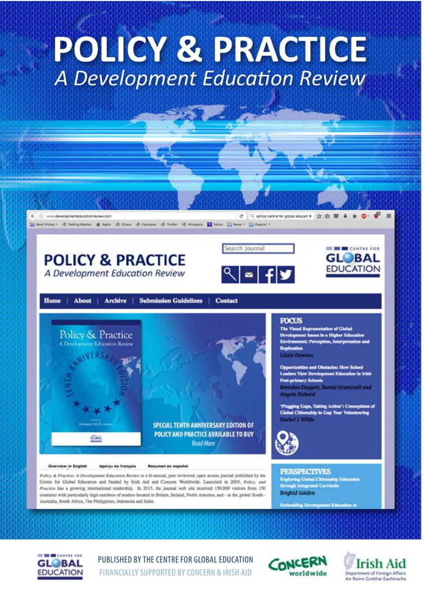 Centre for Global Ed (@cgebelfast) on Twitter photo <a href="/CGEbelfast/">Centre for Global Ed</a> is delighted to share Issue 37 of our journal, Policy and Practice: A Development Education Review on the theme "Frontlines of Activism". We have articles on global citizenship education, greenwashing, and digital activism. Check it out.
developmenteducationreview.com <a href="/CGEbelfast/">Centre for Global Ed</a> is delighted to share Issue 37 of our journal, Policy and Practice: A Development Education Review on the theme "Frontlines of Activism". We have articles on global citizenship education, greenwashing, and digital activism. Check it out.
developmenteducationreview.com