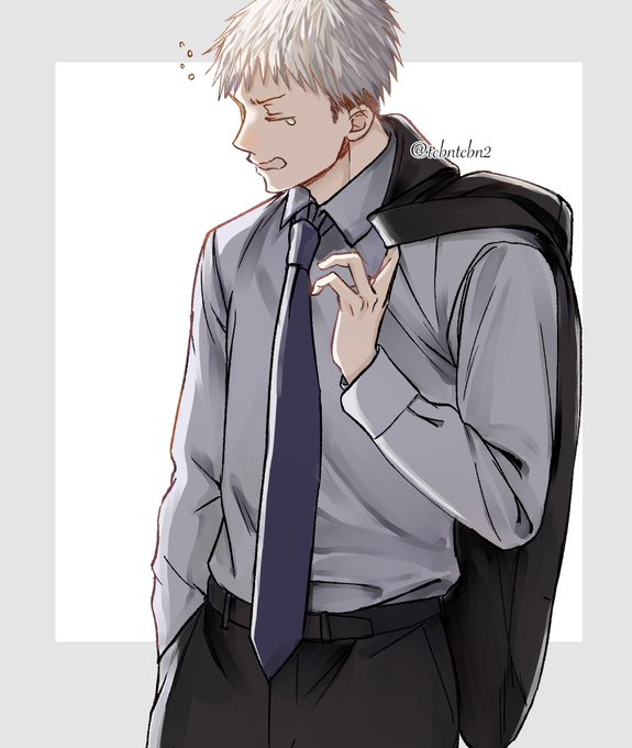 「jacket removed necktie」 illustration images(Latest)