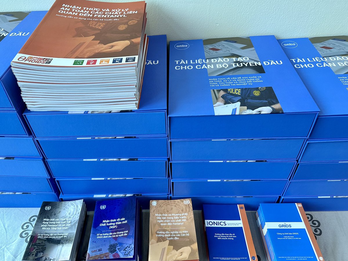 Long Nguyen (@longnguyen5599) on Twitter photo Completed the 2nd TOT training for VNese Customs Officers of the southern border provinces of Viet Nam on #NPS #synthetic_opiods. Grateful to <a href="/StateINL/">US Dept of State INL</a> for generous supports.
<a href="/INCB_GRIDS/">INCB GRIDS</a> <a href="/INCB_ION/">Project ION</a> <a href="/INCB_OPIOIDS/">ӨPIOIDS Project</a> <a href="/FumioIto2/">Fumio Ito</a> <a href="/MatthewNiceUN/">Matthew Nice</a> Completed the 2nd TOT training for VNese Customs Officers of the southern border provinces of Viet Nam on #NPS #synthetic_opiods. Grateful to <a href="/StateINL/">US Dept of State INL</a> for generous supports.
<a href="/INCB_GRIDS/">INCB GRIDS</a> <a href="/INCB_ION/">Project ION</a> <a href="/INCB_OPIOIDS/">ӨPIOIDS Project</a> <a href="/FumioIto2/">Fumio Ito</a> <a href="/MatthewNiceUN/">Matthew Nice</a>
