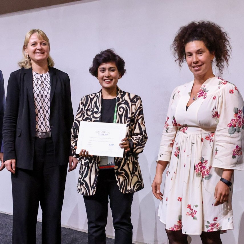 eumweek's tweet photo. The #EuMW2023 award season is still on! Celebrate with us the 23RD EURAD PRIZE WINNER 2023
Anum Pirkani for: "Dynamic Multi-Target Detection and Focus in Maritime Conditions"
#eumw2023 #eumweek #eumw #euma #eurad #research #radar #wireless #microwave #antenna #conference https://t.co/u4B39WV6bj