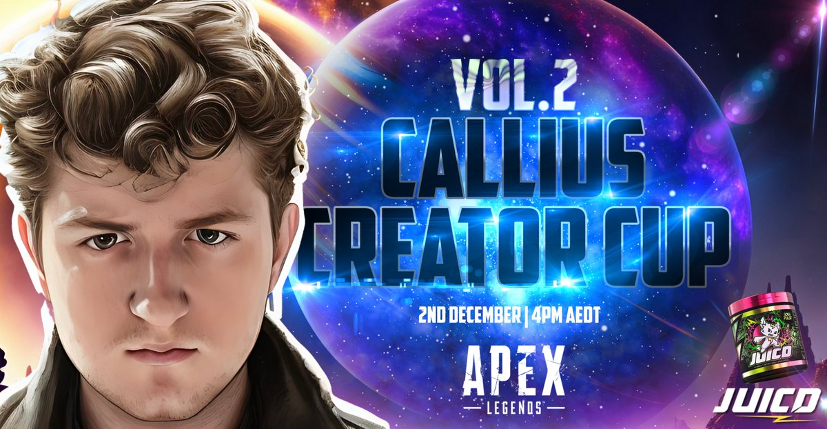 ItsCallius's tweet image. 🔥The @ItsCallius Creator Cup Tournament is here, and we've teamed up with @JuicdEnergy for an electrifying event! 🎮🔥

 📅 December 2nd! 🚀

🏆Prizes for winners? You bet! But we've got something special for the audience too 🤩

DM if you're a creator wanting to be involved! 🫡