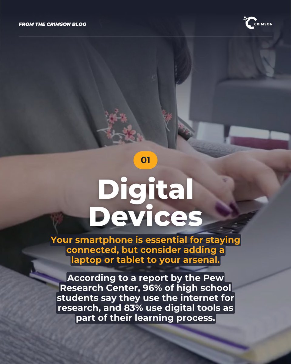 CrimsonEdu's tweet image. In this blog, we're diving into what you need to pack to ace your grades and shine in your after-school activities. Link below. 🔗 

#highschool #studentsuccess #studenttips #newschoolyear #crimsoneducation crimsoneducation.org/blog/what-to-p…