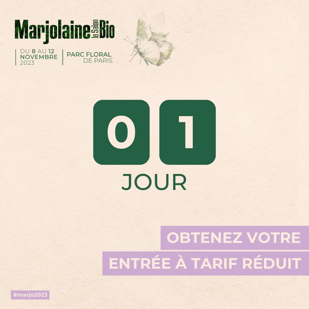 𝐌𝐚𝐫𝐣𝐨𝐥𝐚𝐢𝐧𝐞 c'est demain au Parc Floral de Paris ! 🚀

🦋 Rendez-vous du 8 au 12 novembre pour la 47ème édition du salon !
Les exposants sont prêts à vous accueillir pour cette nouvelle édition ! 🌟
Obtenez votre entrée à tarif réduit  salon-marjolaine.com/votre-entree/

#marjo2023