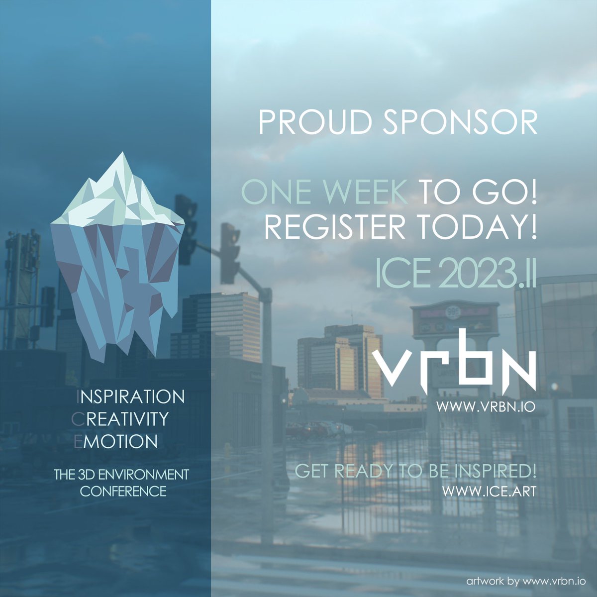 vrbnio's tweet photo. One week to go! We’re proud to sponsor the https://t.co/pTK1yAC9H2 3D Environment Conference.
Register here and join the community: https://t.co/dIcZkl3K6B

#ice2023 #vrbn #3denvironment #digitalart #architecture #urbanplanning #cg #games #vfx #inspiration #creativity #emotion https://t.co/1bJBU1SlX2