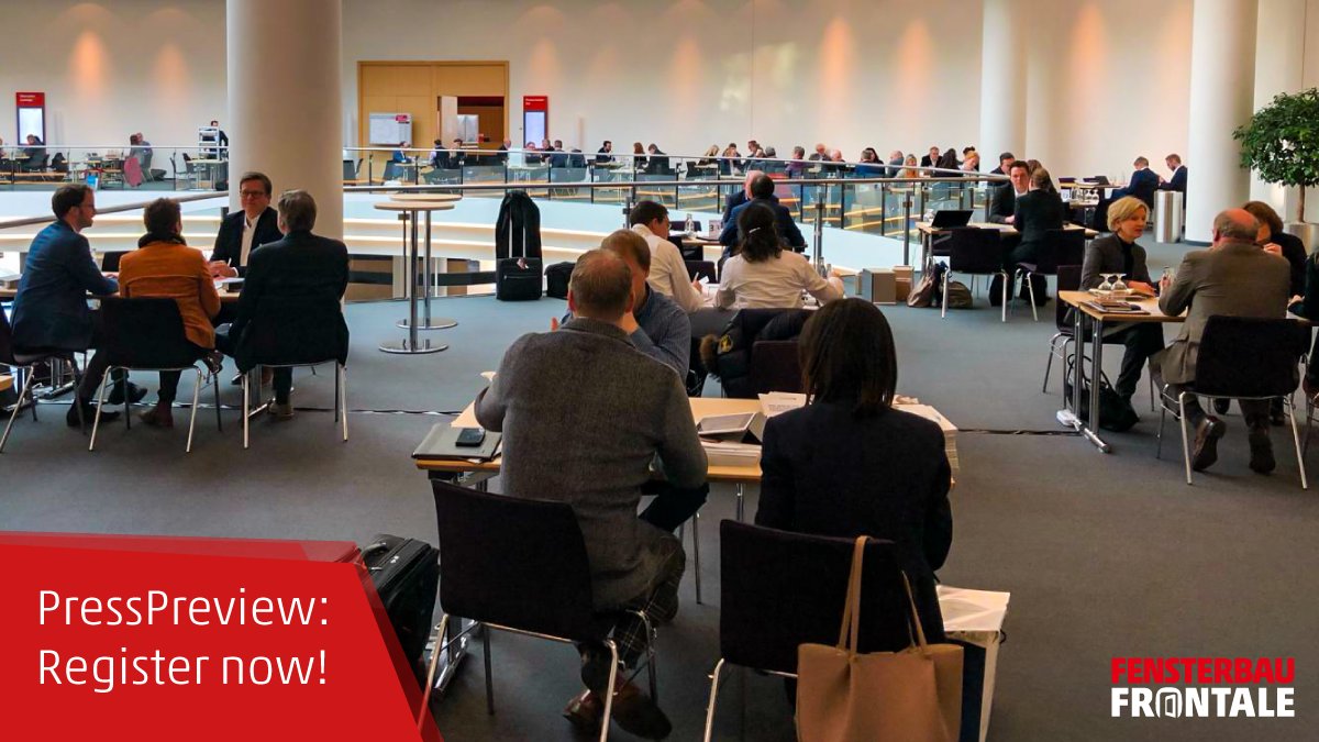 📣 Attention all media representatives &amp; exhibitors: The registration for our PressPreview is open! On 24 January 2024, the popular #fensterbaufrontale &amp; #holzhandwerk pre-event will be held here in Nuremberg.

Want to join? Apply at: fronta.ly/9g5d0

#FFconnected