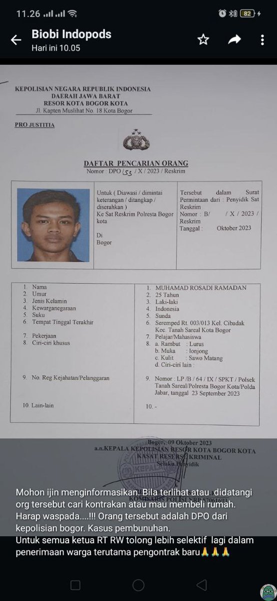 💚 DPO Guyss hati2 nya
Share ke keluarga