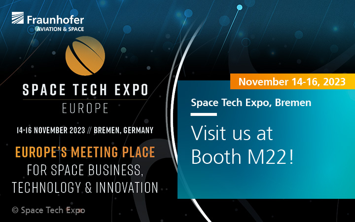 From November 14 to 16, the <a href="/SpaceTechExpoEU/">Space Tech Expo Europe</a> will take place at the Messe Bremen. Over the next few days, we will be presenting some of the exciting exhibits from our member institutes.

We are looking forward to your visit!