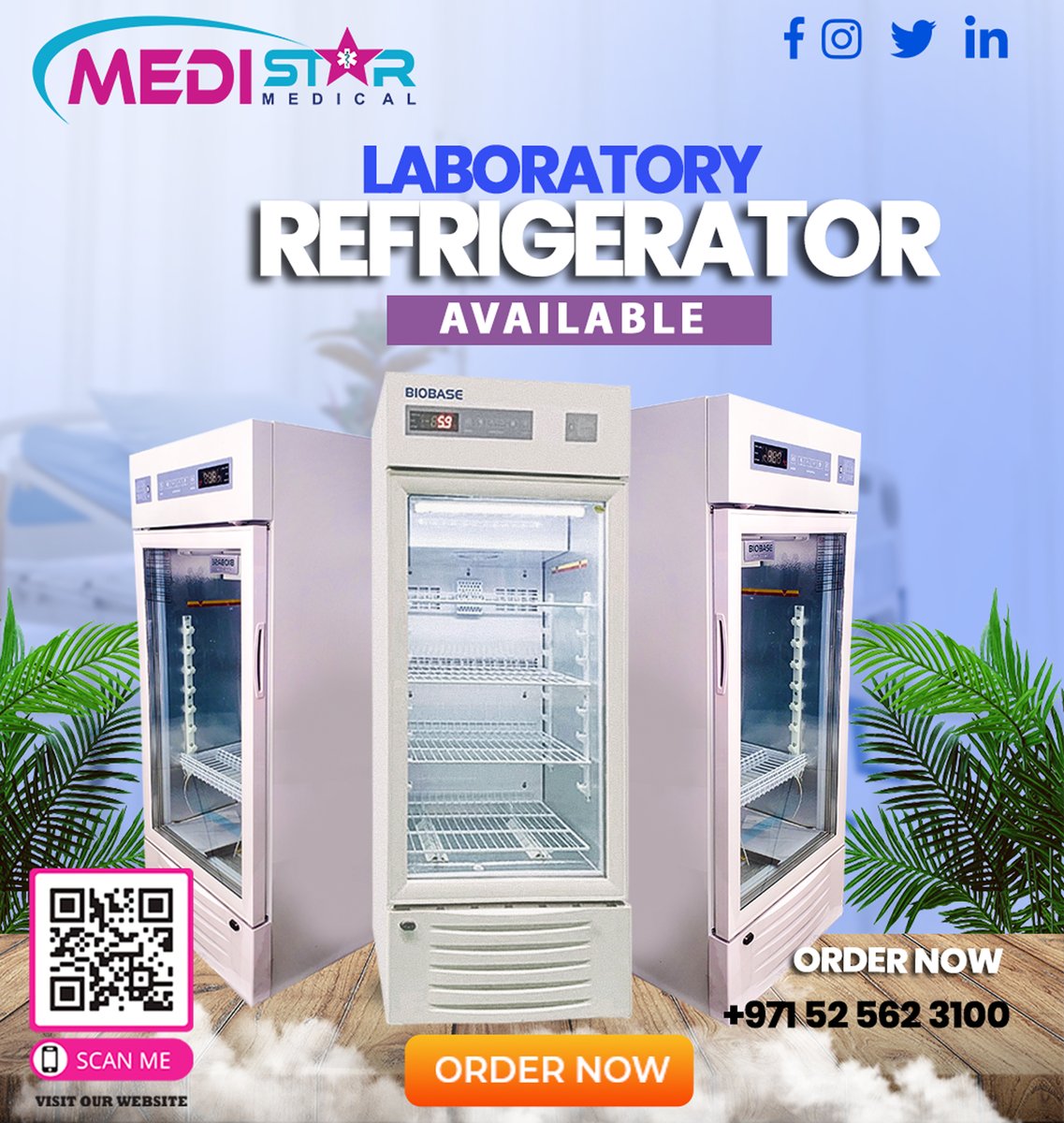 MedistarMedical's tweet photo. Laboratory Refrigerator Available
We provide you with the best Medical Equipments' across UAE
🚑 Delivery Available across UAE
📱Contact us: +971 52 562 3100 / +971 56 994 3955 / +971 4 259 0880
🔍website: https://t.co/bxWMRdLPam
#refrigerator #labrefrigerator #medicalequipment https://t.co/xFz7tXim5P