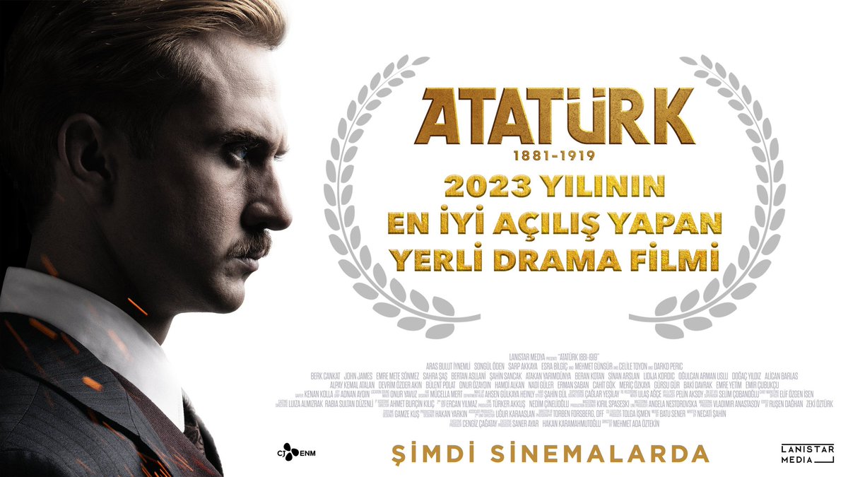 Atatürk filmi ilk üç günde 269.113 kişi tarafından izlendi. 

Bergen'i ilk üç günde 718.043 kişi izlemişti.
