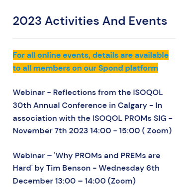 We can't wait to hear today from our #ISOQOL_UK members who are sharing their takeaways from the @ISOQOL 30th Annual conference last month. A wonderful opportunity for academic/research and clinical sharing and building on collaboration. Members will find the link on Spond.
