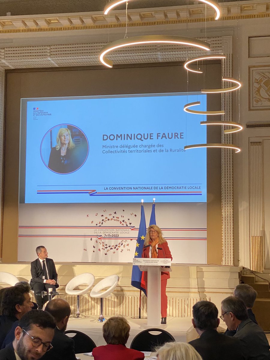 #democratielocale Présent ce jour à la Convention nationale de la démocratie locale à l’invitation de Mme la ministre ⁦@FaureDominique⁩ pour présenter les propositions de ⁦@assoaelo⁩