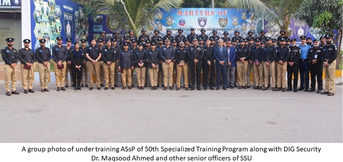 ssusindhpolice's tweet photo. Under training ASsP of 50th Specialized Training Program and 26th Initial Command Course visited SSU Headquarters and appreciated professional standard maintained in management, administration and counter terrorism operations.

#SSU #ASP #PSP #DIGPSESD #SindhPolice #CSSOfficers https://t.co/ht9EkTHHB0
