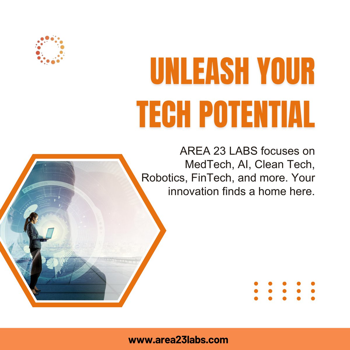 AREA23LABS's tweet image. Unleash Your Tech Potential

AREA 23 LABS focuses on MedTech, AI, Clean Tech, Robotics, FinTech, and more. Your innovation finds a home here.

#techpotential #MedTech #AI #CleanTech #Robotics #FinTech #techinnovation #techstartup #innovate 

💥Website: area23labs.com