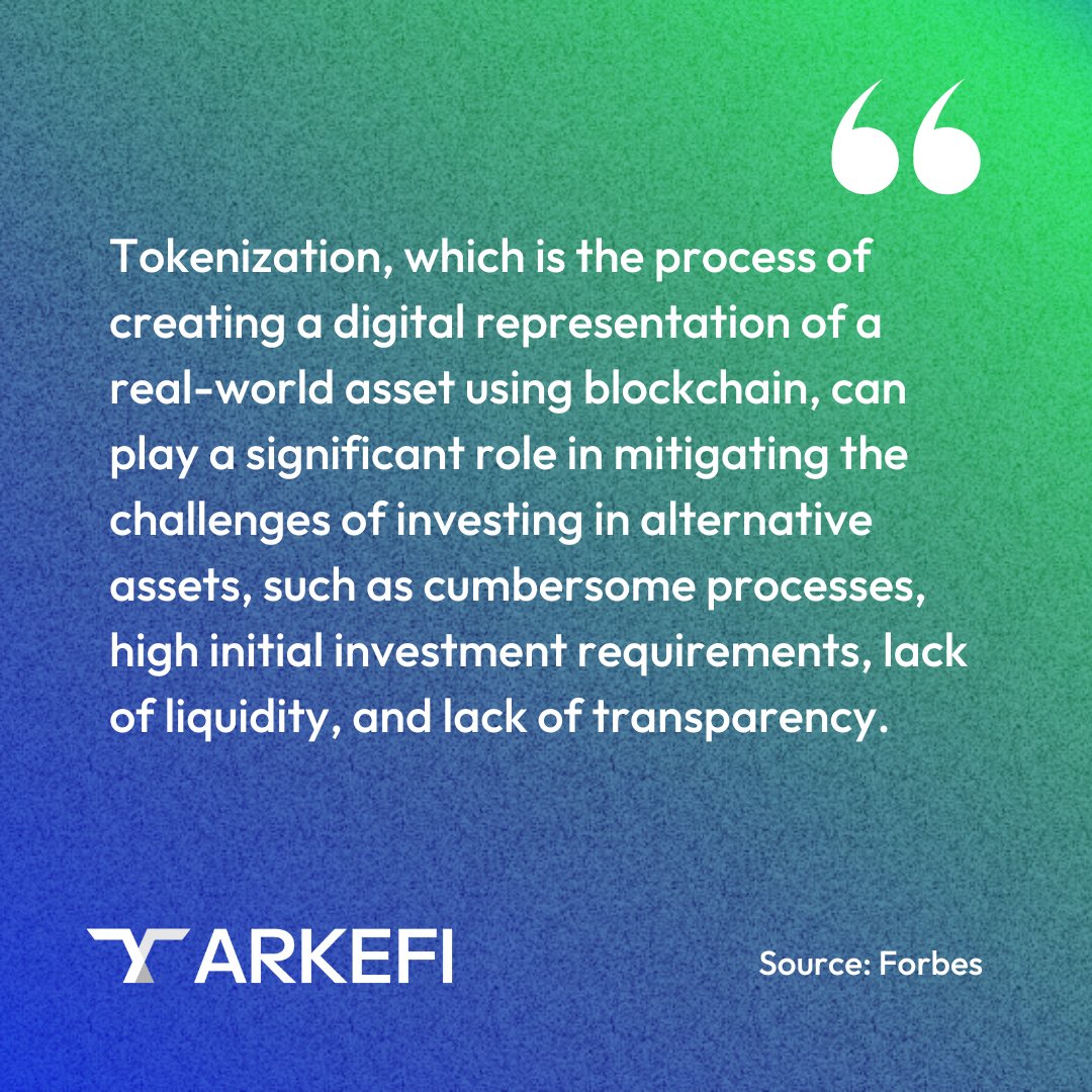 AllianceBlock are the key infrastructure providers for #RWA tokenization!  @_Arkefi are leading this narrative with the tokenization of art as a RWA  fractionalized & liquid asset. Built using our tech stack, this
