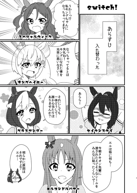 黄金世代の中身が入れ替わっちゃう話(1/7) #ウマ娘