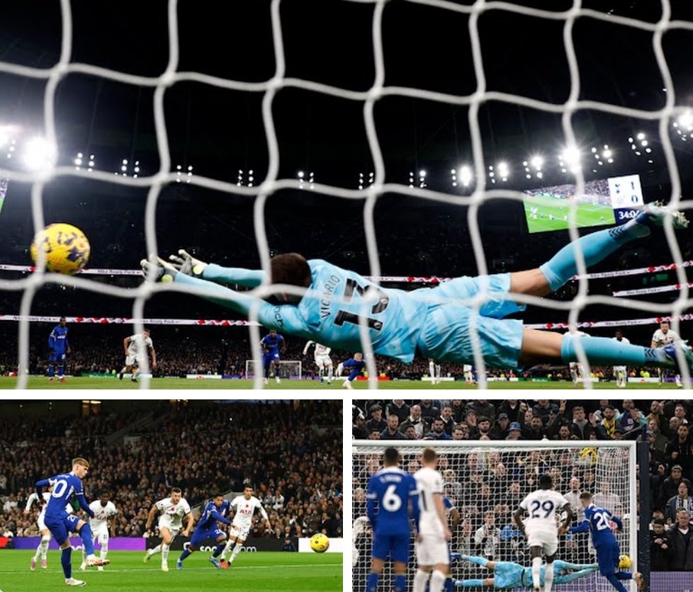 sportstickz's tweet photo. #PremierLeague | Full Time
Chelsea 4-1 Tottenham
C. Palmer 35(P) D. Kulusevski 6
N. Jackson 75,
90+4, 90+7
Chelsea destroyed Tottenham by 4 Goals and hat-trick from Nicolos Jackson, Chelsea won against Hotspur
#CHETOT #TotChe #TOTCHEL #TOTvsCHE #NicolasJackson https://t.co/nYpZgROplw