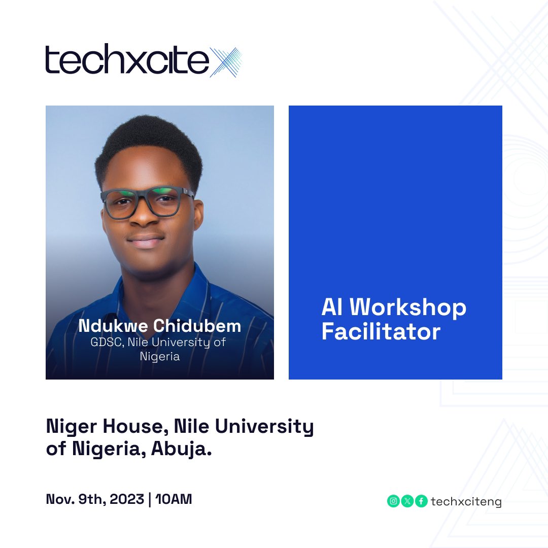 Techxciteng's tweet image. Meet Our Tech Wizards!✨
Excited to introduce our brilliant AI and Python facilitators for TechXcite! 💻 They're all set to guide you through the world of AI and coding.
Get ready for an interactive and inspiring session!
#TechXcite2023 #AIWorkshop #PythonMagic