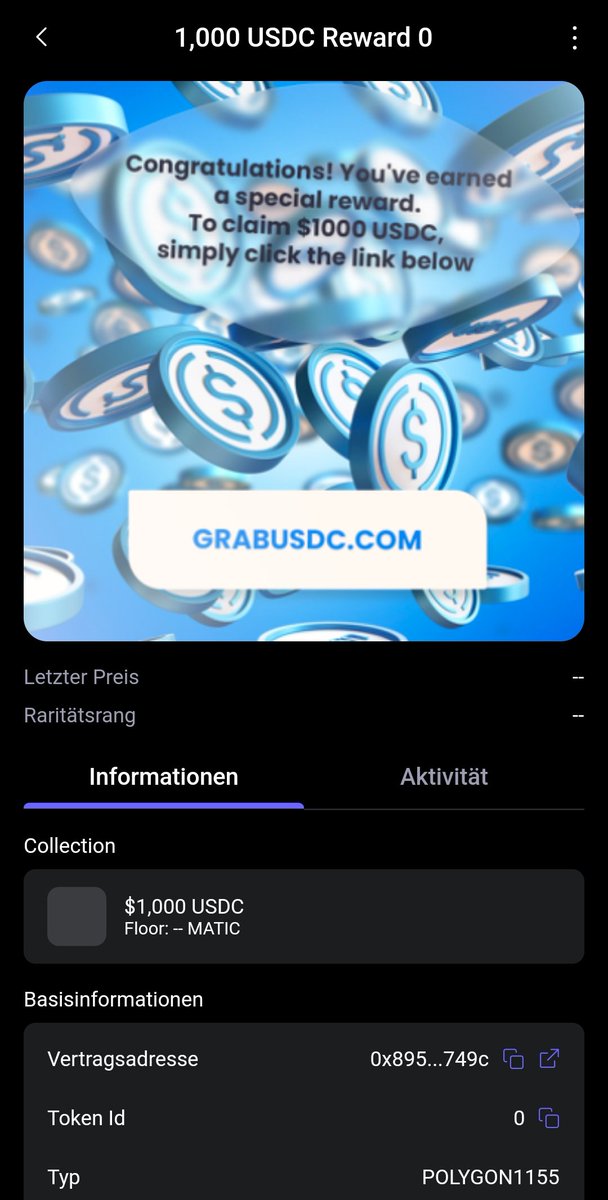 cryptoides's tweet image. Got a notification in the sfp app and this is the link. It's very suspicious for me . Please clear.