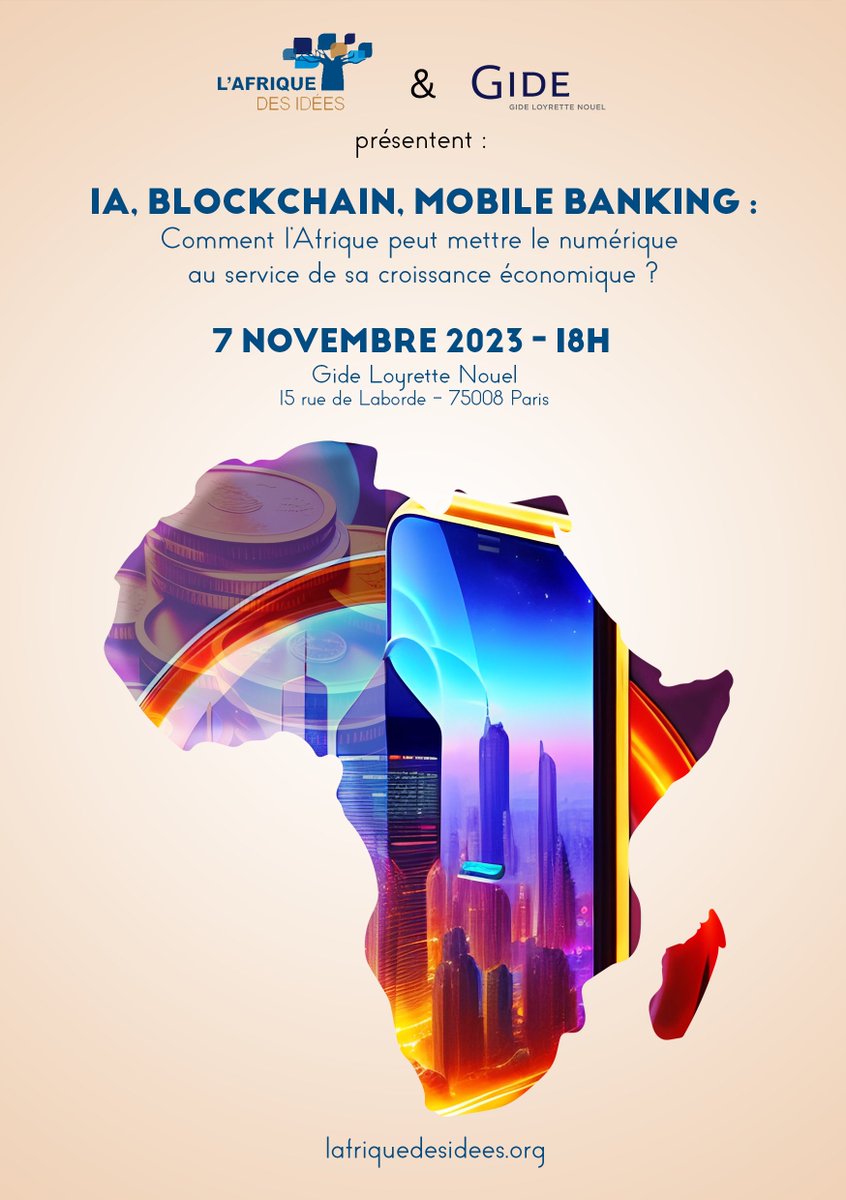 Notre conférence annuelle se tient ce soir 🤗!

Ne manquez pas d'utiliser le hashtag #CONFADI23 pour réagir en direct de l'événement !

#Finance #Blockchain #IA #Numerique #Afrique