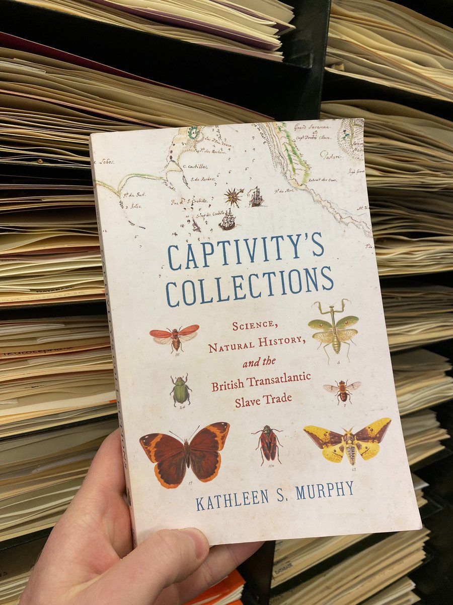 Strongly recommend this new book, opened my eyes to the deep   connections between the slave trade and natural history collections/knowledge. uncpress.org/book/978146967…
