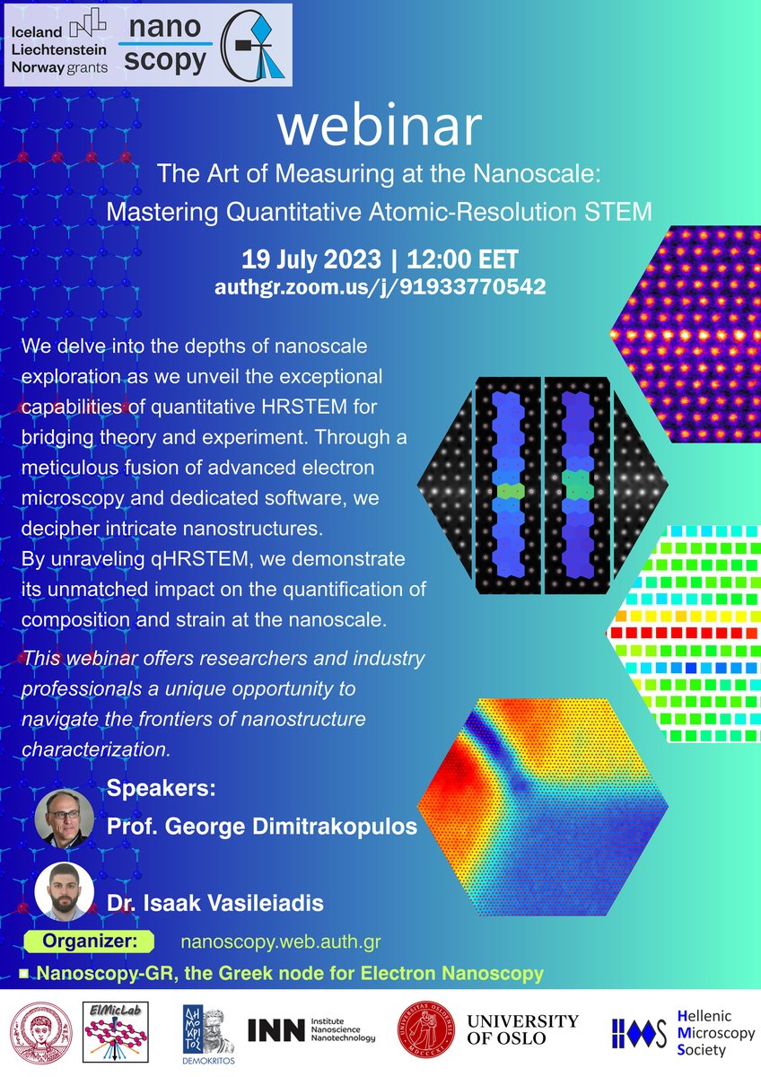 The lectures from our July #webinar  are now readily accessible to everyone! You can watch them on our website: 
nanoscopy.web.auth.gr/blog/
and on youtube:
youtube.com/channel/UC1giA…
#nanoscience #nanoscale #electronmicroscopy #eeaGrantsCommunity #workingtogether #eeaGrantsGR
