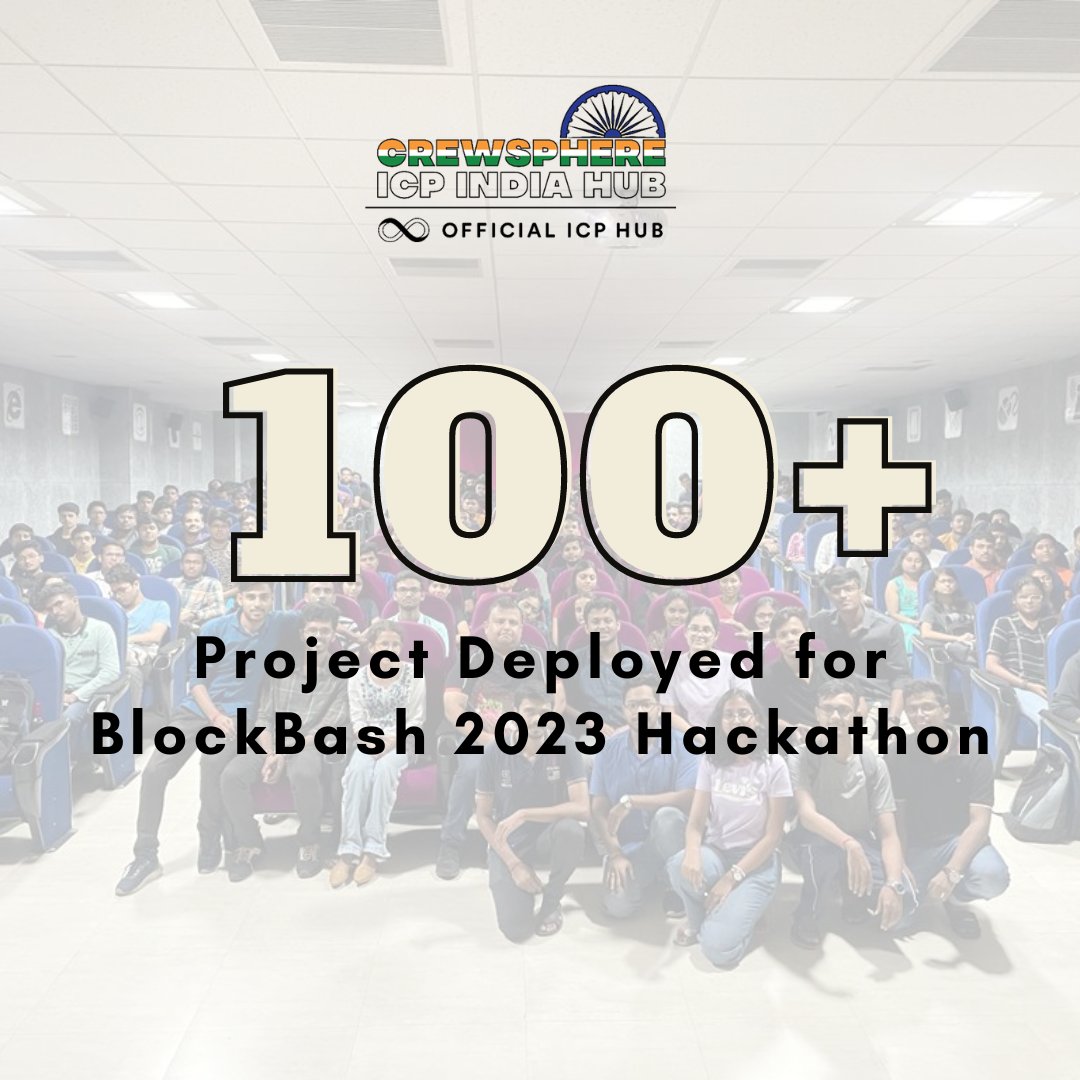 icphub_IN's tweet image. 🚀 Over 100 incredible projects have already been deployed for the #BlockBash2023 hackathon, and we&apos;re not stopping there! 

🎉 Each one represents hard work, innovation, and commitment to excellence.

Here&apos;s to many more successes on the horizon!
#ICPhubs #blockbasher #blockbash