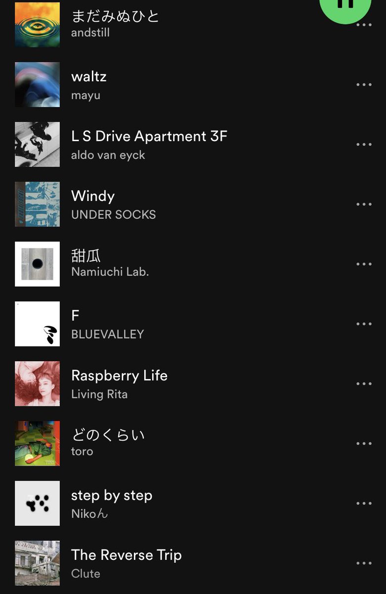 プレイリスト更新！
【日本のインディーロック 、インディーポップ】

open.spotify.com/playlist/77xhr…

DYGL
Acidclank
She Her Her Hers
Not In Service
Electric Blue Cinema
キッサ・コッポラ
SetagayaGenico
Ryo Makino and The Undertakers
GOAT BELL
Baja
andstill
mayu