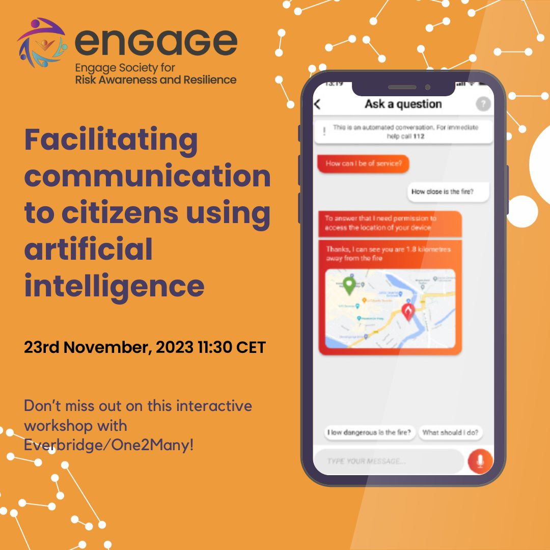 Don't miss out on an interactive workshop by our partners, <a href="/Everbridge/">Everbridge</a> &amp; One2many where our AI-enabled chatbot solution will be presented through the  simulation of an emergency-related public warning. 

Register here to attend our event in Brussels! ➡️ mittoevents.com/eu-project--en…