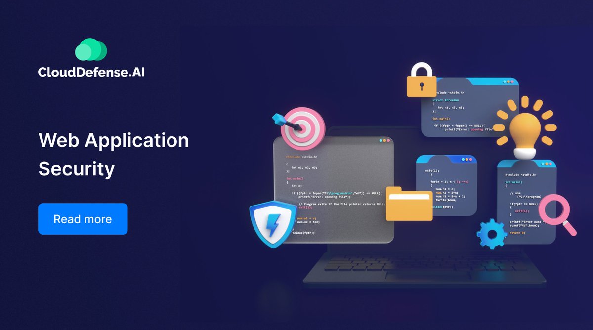CloudDefenseAI's tweet image. Modern businesses are relying more on online operations, including remote work and quick data sharing across distances. Strong web application security is crucial for survival and success in the digital age.

Learn More: clouddefense.ai/web-applicatio…

#CloudDefenseAI #WebAppSecurity