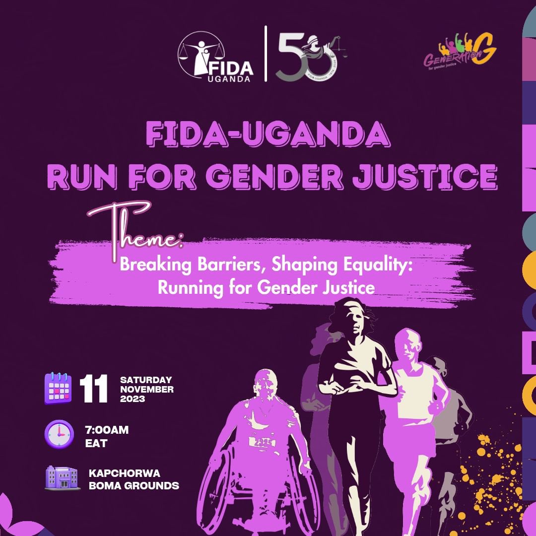 joenakandinda1's tweet image. Few days to the FIDA Gender Justice Run 🏃‍♀️ 

This Saturday at BOOMA grounds kapchorwa we shall run aiming to break barriers.shape equity and gender justice 

Let’s turn up 
#EquityForAll #GenerationalGender