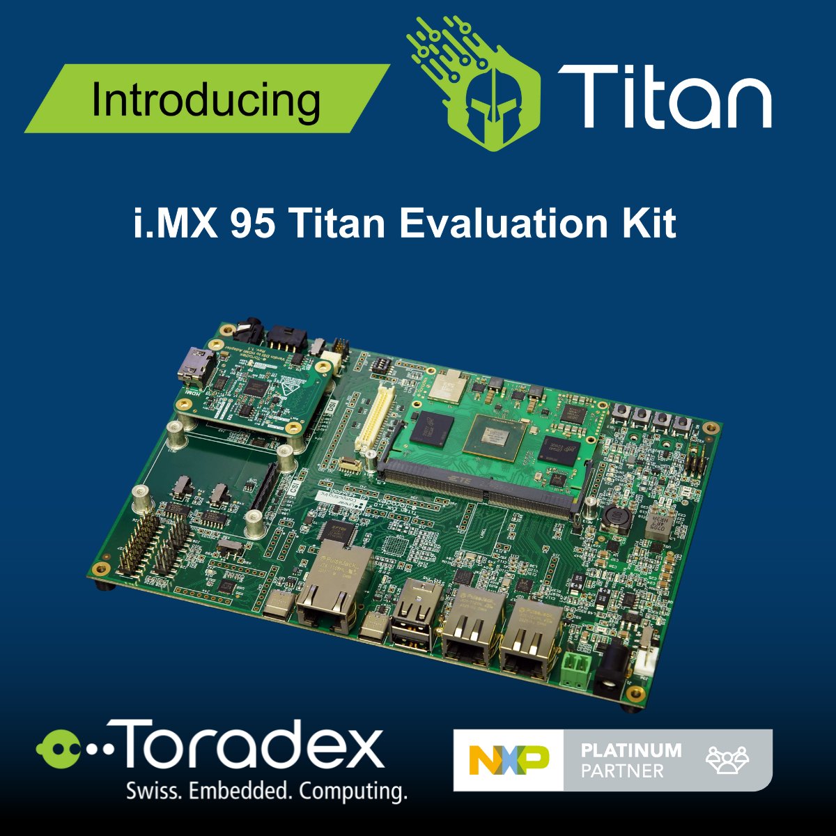 Toradex's tweet photo. It's today! The early access program with NXP for the Toradex https://t.co/nHQ7vmMbut 95 Titan Evaluation Kit starts now! Click the link below and kickstart your development journey!
#Toradex #Torizon #NXP @NXP #TitanEvalKit #TitanEvaluationKit #EarlyAccess #Innovation #iMX95 https://t.co/goXpvE1L9h