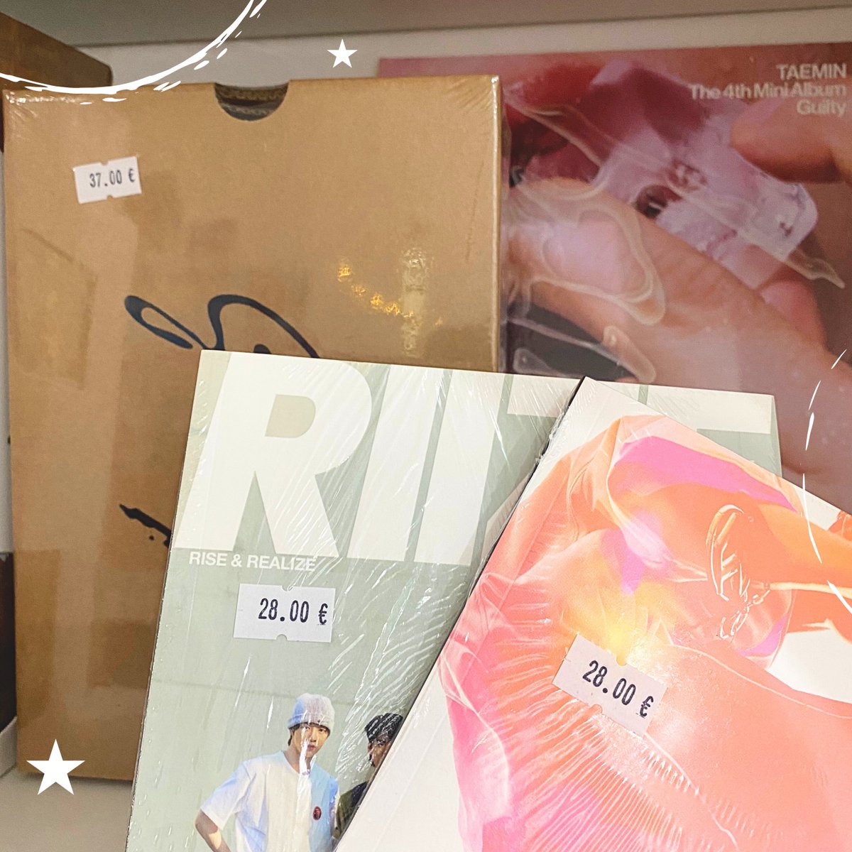 KpopshopNeoe's tweet photo. New albums!
⭐TAEMIN - The 4th Mini Album [Guilty]
⭐RIIZE - The 1st Single Album [Get A Guitar] https://t.co/OaA9XhFtNF
