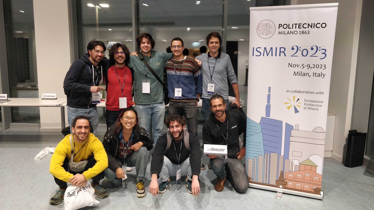 The Deezer Research team at #ISMIR23 💜