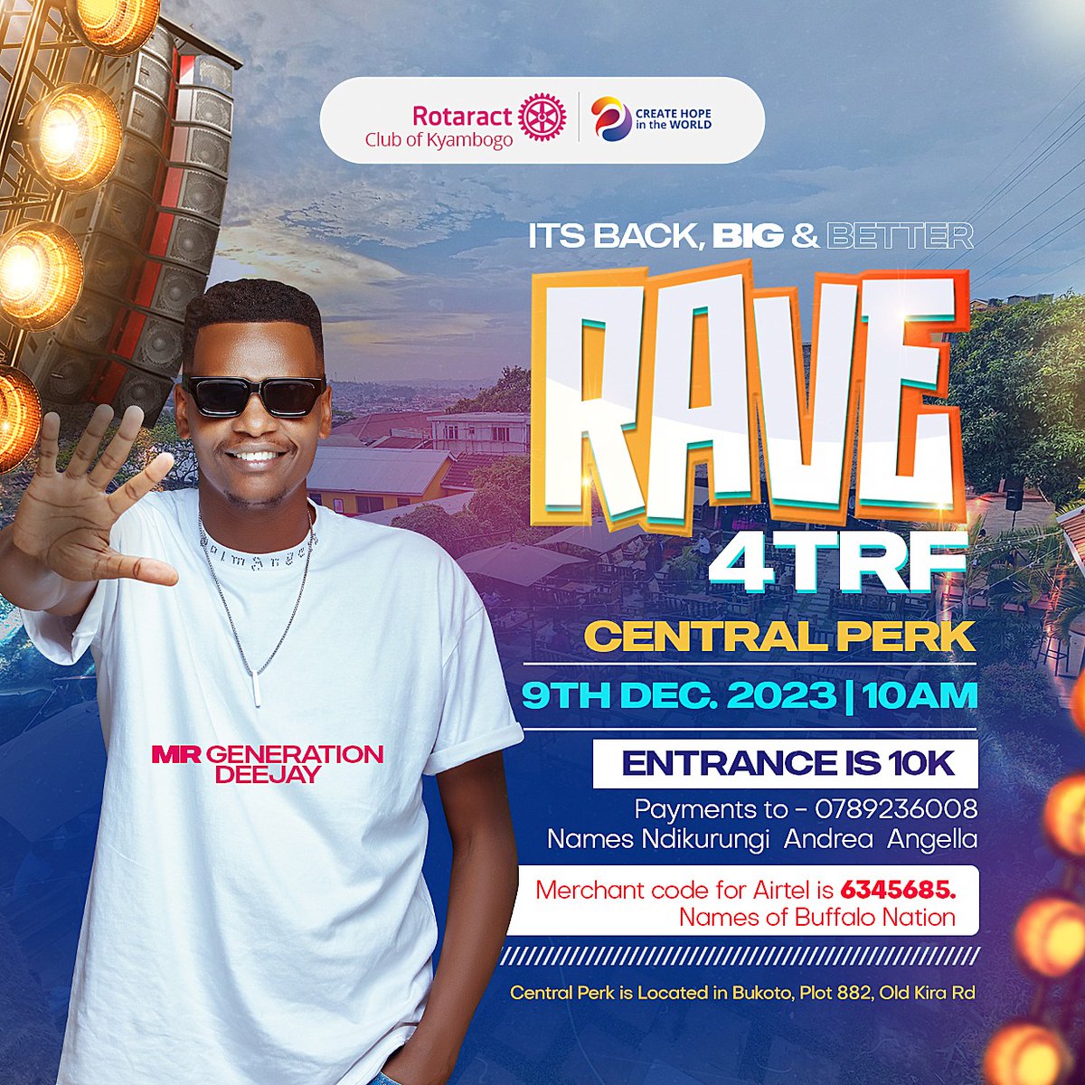 @DjayGuanz will be headlining this year's #Rave4TRF. Am sure the whole team from @Destadia will rally behind his superb music mixes.