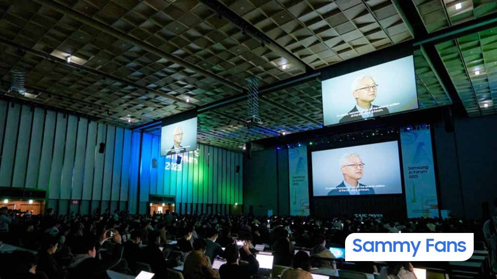 thesammyfans's tweet photo. AI Forum 2023: Samsung plans to discuss Generative AI with experts tomorrow! -
https://t.co/HR7MZNtuJe
#Samsung #AI #GenerativeAI #SamsungAIForum https://t.co/zPvvWI1eHn