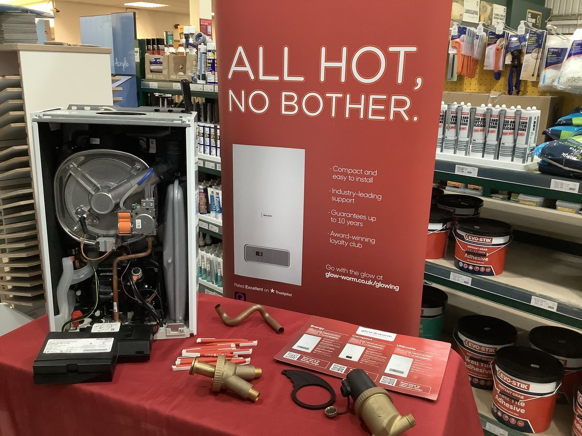 Travis Perkins aren’t just builders merchants they also stock a full range of Plumbing heating materials and can offer Glow-worm Compact, Ultimates and Energy boilers,  come on down to Travis Perkins, Ashton-in-Makerfield to see Mick and the team.  #travisperkins