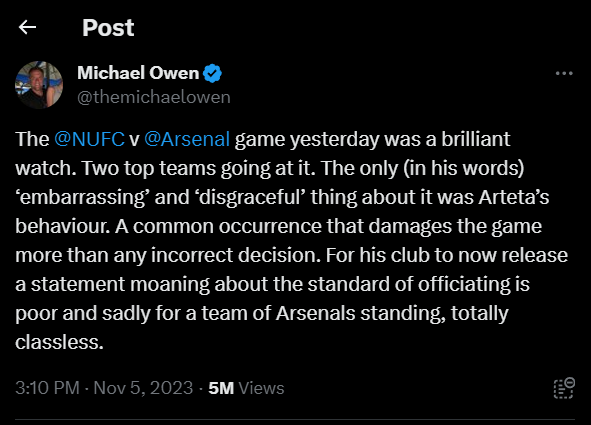 Gunnersc0m's tweet photo. The PGMOL PR machine is in overdrive at the moment. Squash any criticism of the appalling officiating we see in the Premier League, before all clubs and fans simultaneously call for the change of a broken system. https://t.co/frDlucLO0s