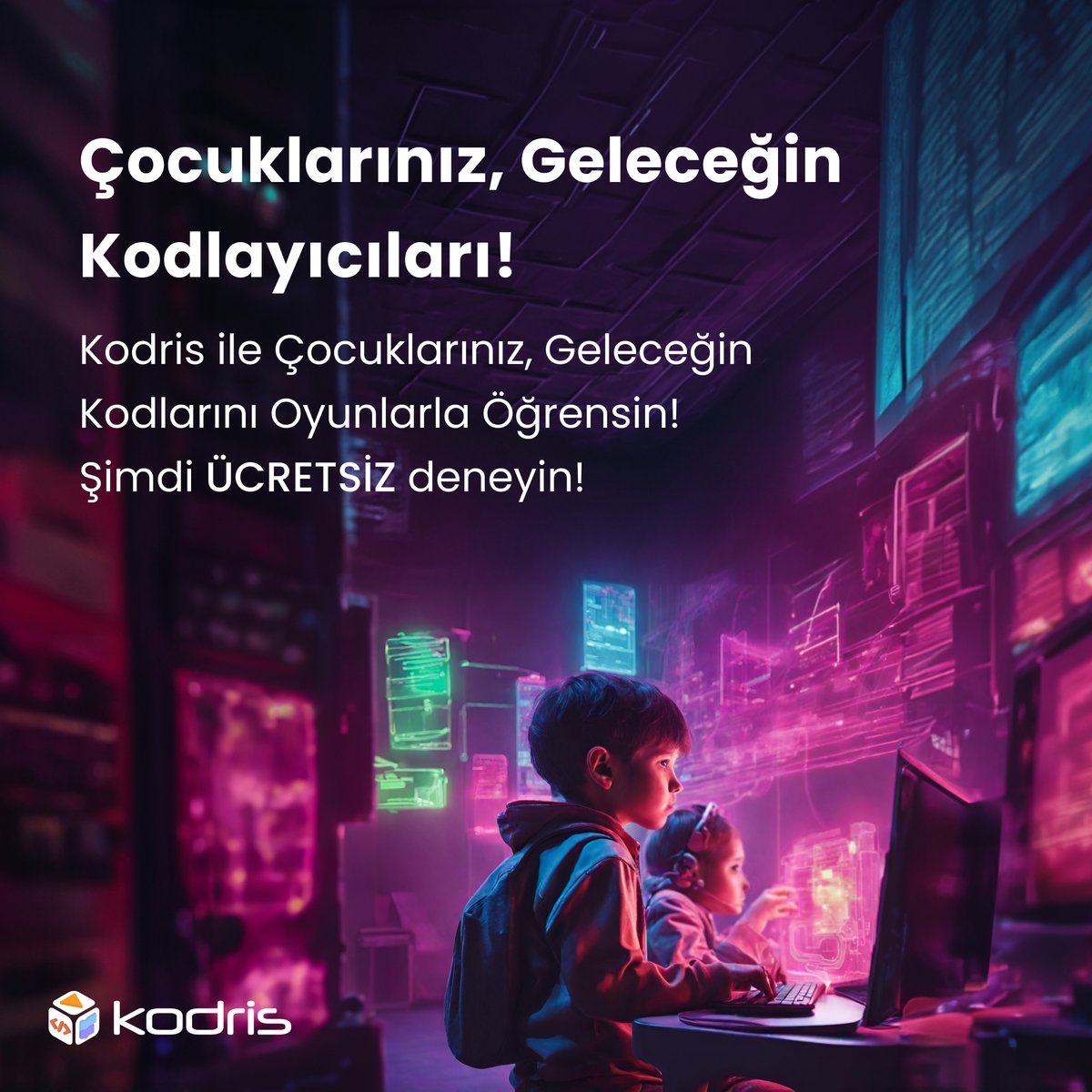kodriskodlama's tweet image. Çocuklarınızın geleceği, kodlama becerileriyle şekilleniyor! Kodris ile çocuklarınız, oyunlarla kodlamayı eğlenceli bir şekilde öğreniyorlar. 🎮
Ücretsiz denemek için websitemizi ziyaret edebilir veya bize ulaşabilirsiniz.

#Kodlama #ÇocukKodlamaEğitimi #GeleceğinTeknolojisi