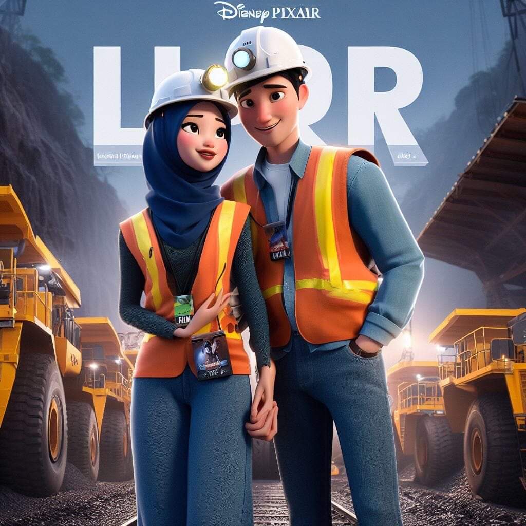 warga_ples62's tweet photo. Karyawan tambang versi disney https://t.co/5CoaNBk8QX