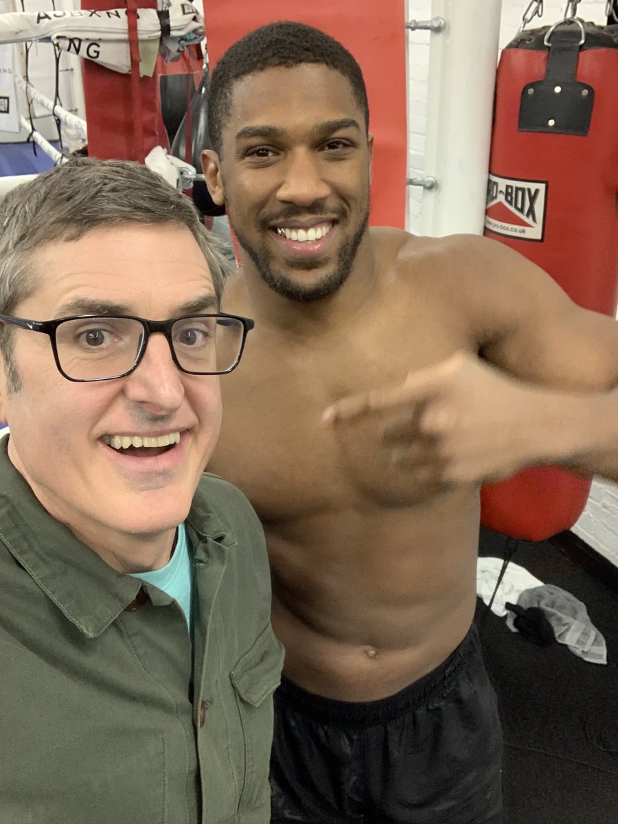 Louis had me on the ropes! An intelligent, well rounded human. There aren’t many like him left! 

Really enjoyed sitting down and catching up with you <a href="/louistheroux/">Louis Theroux</a>. 

Catch the episode on <a href="/BBCTwo/">BBC Two</a> tonight at 9pm 👌🏾