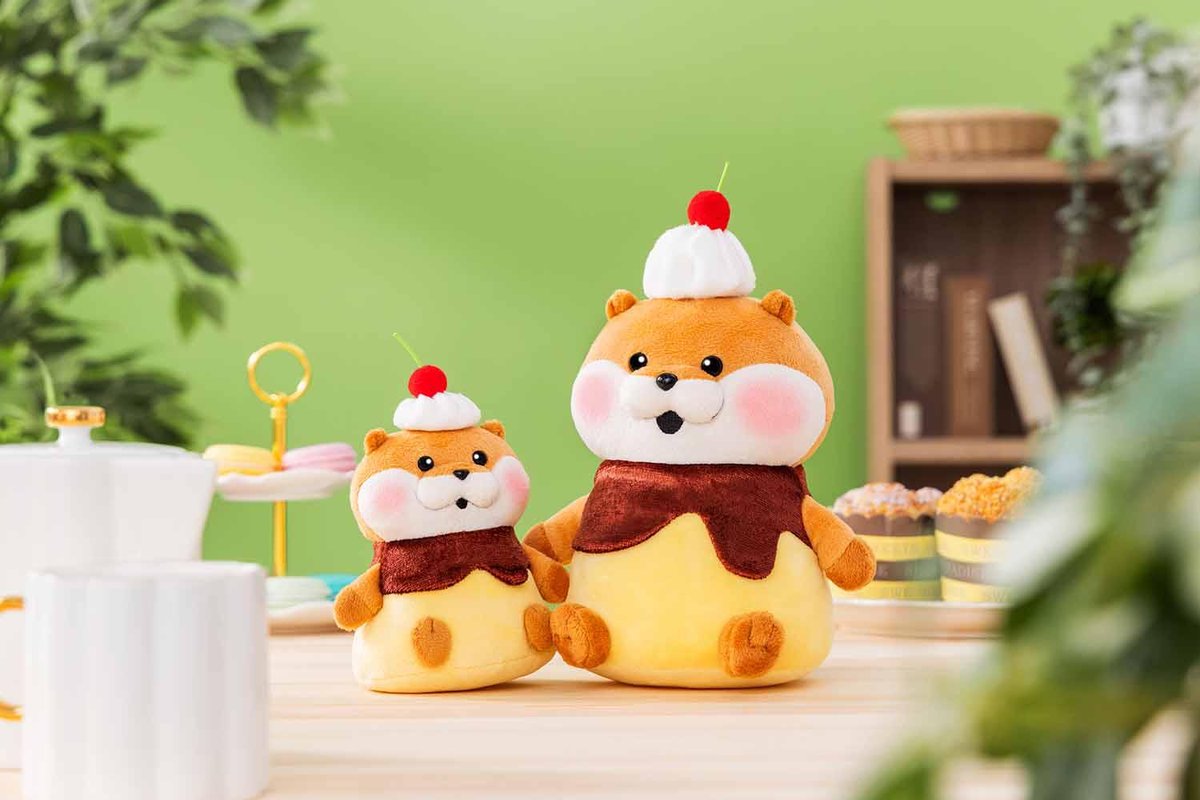 🍮新発売🍮／ 『プリンちゃんカワウソぬいぐるみ』 『プリンちゃん