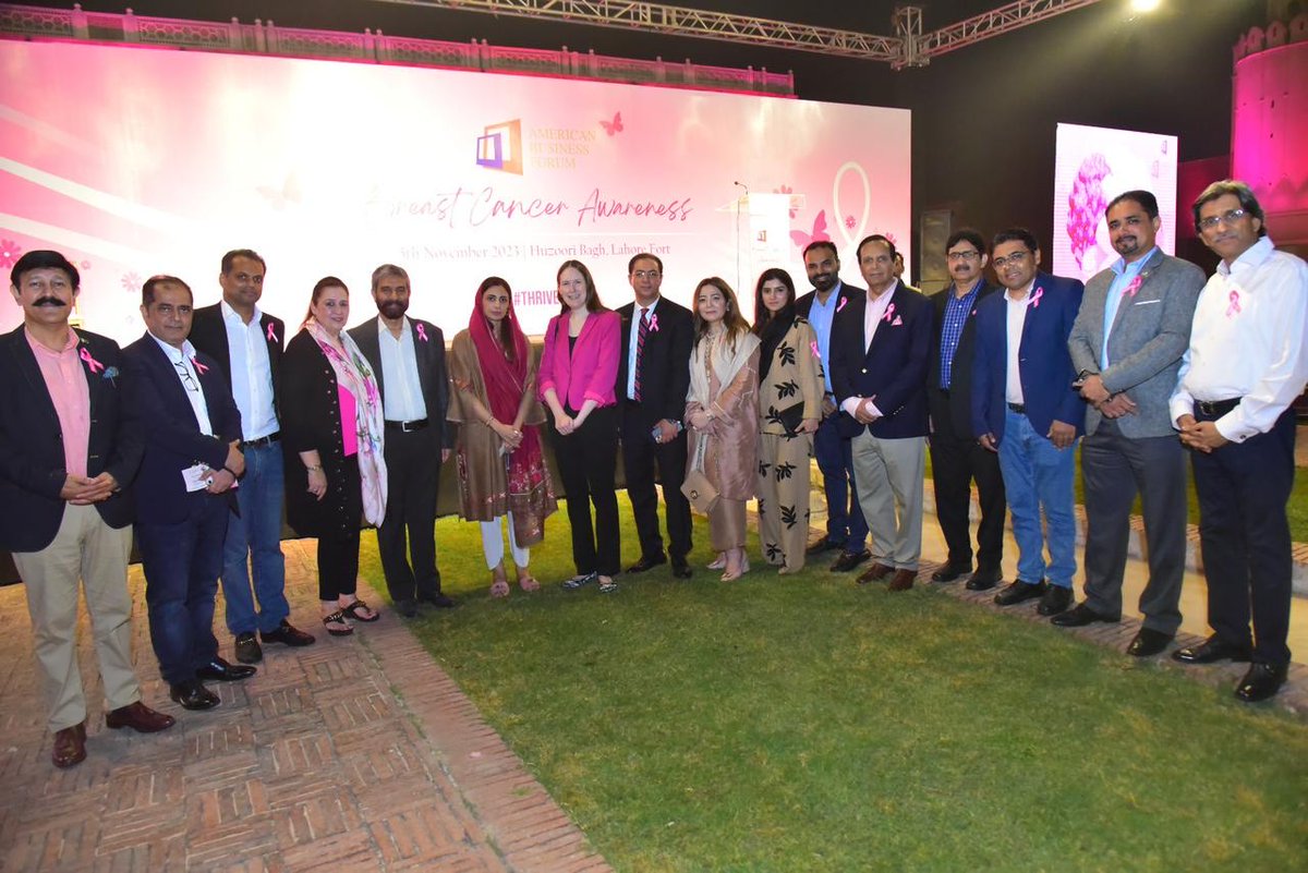 At the American Business Forum event for breast cancer awareness, CG Hawkins highlighted that U.S. businesses share the 🇺🇸 tradition of “corporate social responsibility” here in 🇵🇰. U.S companies contribute to inclusive, sustainable economic growth, by creating new job…