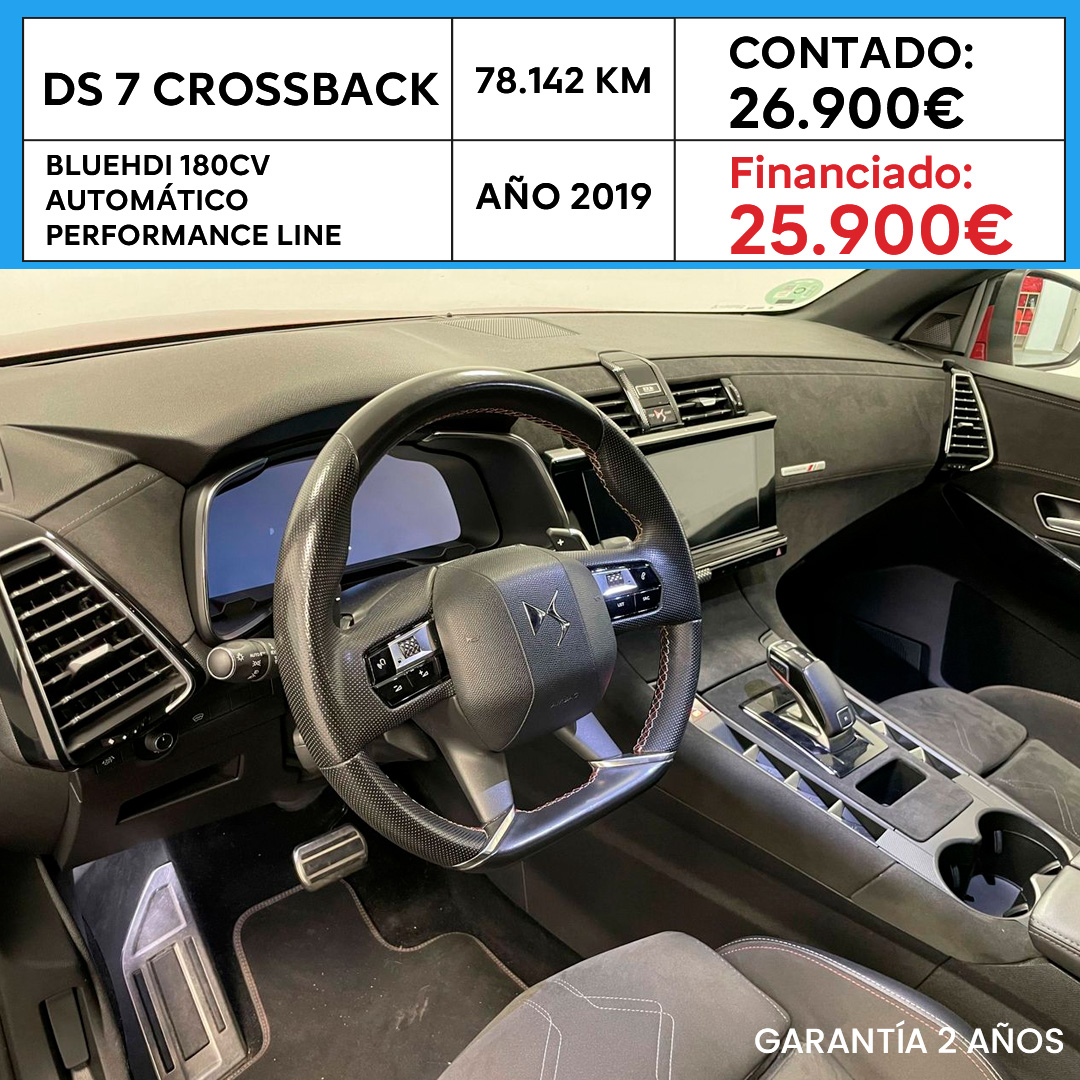 DSAlcala's tweet photo. DS 7 Crossback BLUEHDI 180CV Automático PERFORMANCE LINE. Al contado por 26.900€ y financiado por 25.900€. 
Vehículo en perfecto estado, completamente revisado y garantizado, fotos REALES del vehículo. Contáctanos sin compromiso en el 91 926 42 82

#DS7CROSSBACK #DS7 https://t.co/hV0RmB3lhw
