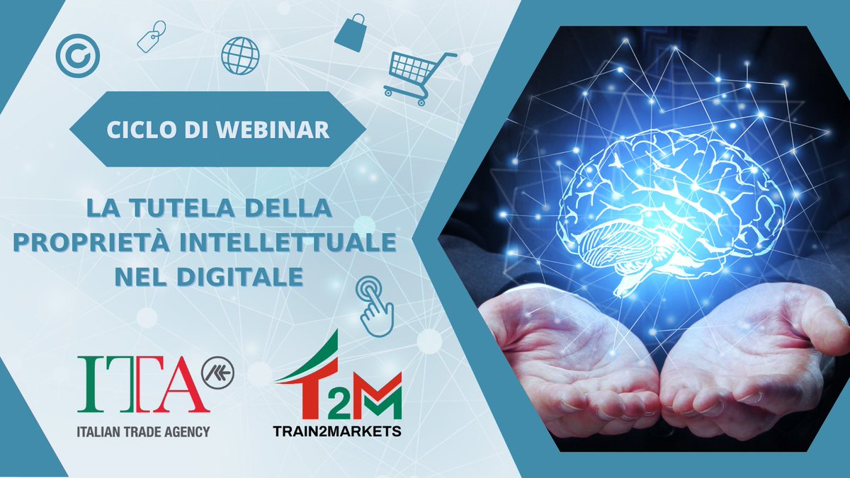 🔔ISCRIZIONI APERTE🔔 Inizia domani sulla piattaforma e-learning Train2Markets il ciclo di webinar formativi in 2 appuntamenti “La tutela della proprietà intellettuale nel digitale”. 🏃 Sei ancora in tempo per iscriverti gratuitamente! 👉bit.ly/46zzIdV