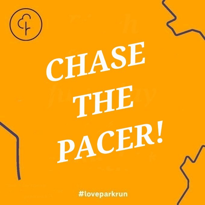 Saturday is our regular pacer week - we still have some slots if you fancy giving it a try - no pressure to be spot on and a good way to volunteer as well as run! Don't forget you can also parkwalk 😍
