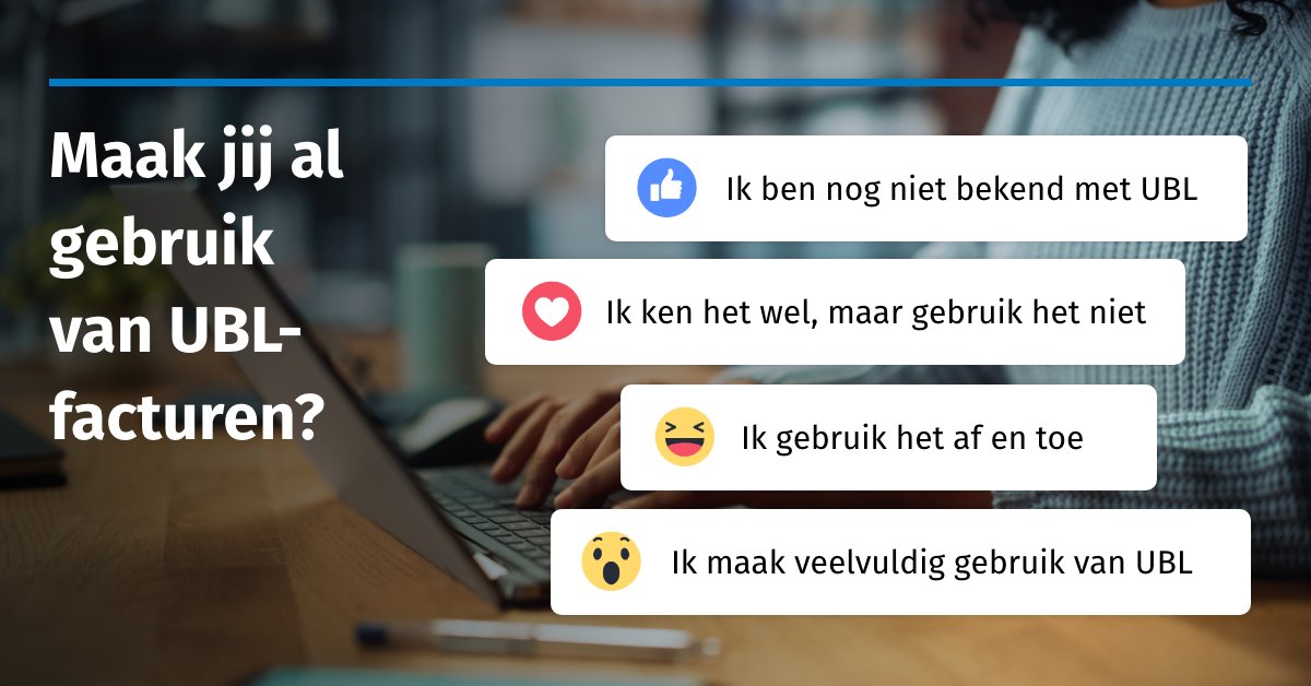 Basecone's tweet image. Met UBL-facturen wordt het verwerken van de administratie makkelijker, sneller en minder gevoelig voor fouten.

Maar maak jij eigenlijk al gebruik van UBL-facturen? Laat het weten in de comments! 

#automatisering  #digitalisering 
#UBLfacturen